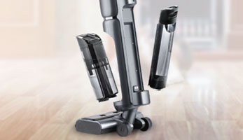 AquaFloorCleaner Cordless, отдельные емкости для чистой и грязной воды THOMAS AquaFloorCleaner Cordless, отдельные емкости для чистой и грязной воды