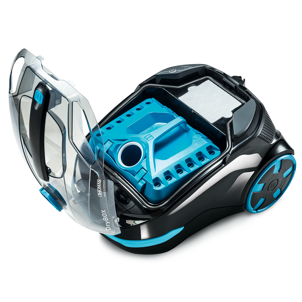 THOMAS DryBOX, циклонная система фильтрации THOMAS DryBOX, установлен DryBOX с технологией фракционного разделения пыли