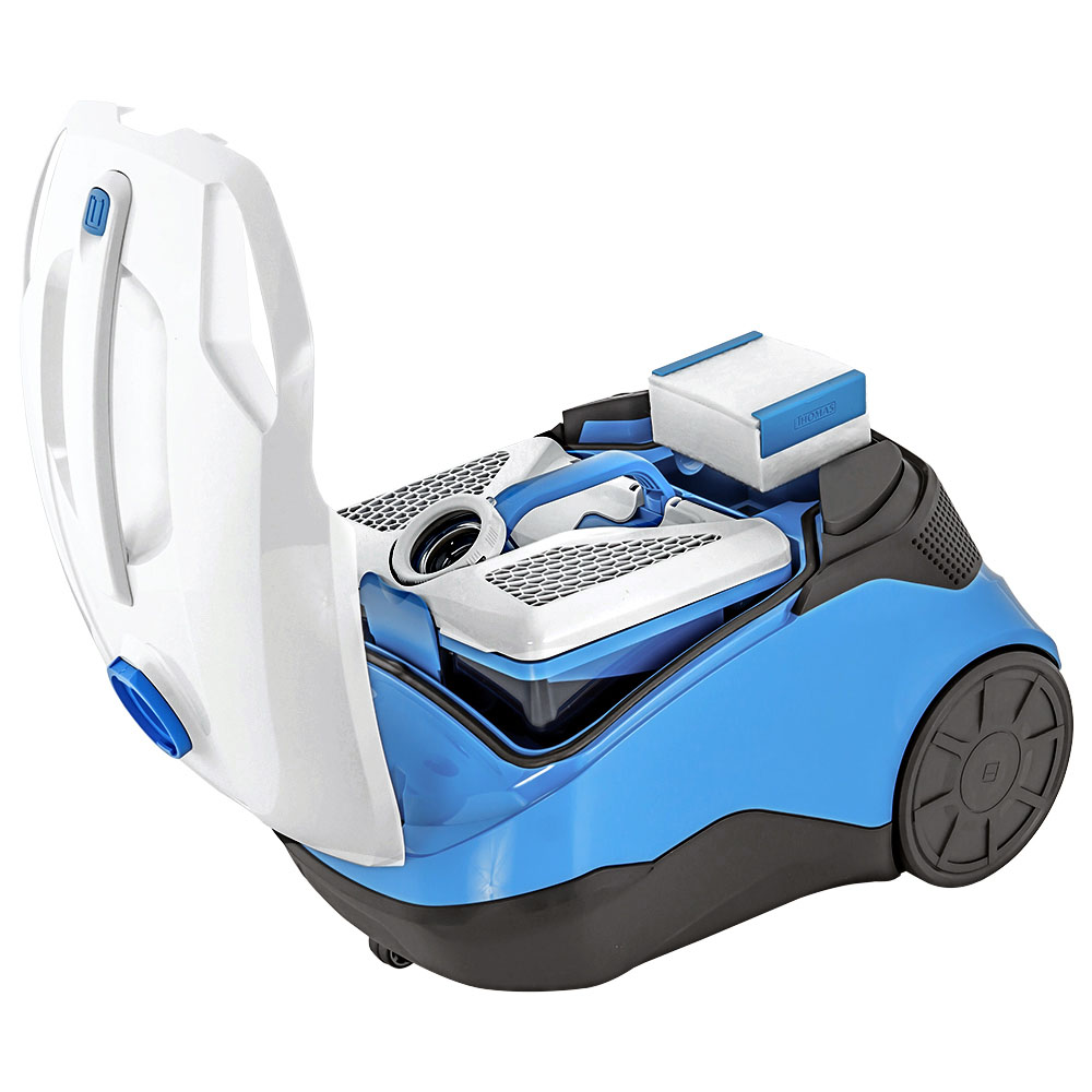 Пылесос Perfect Air Allergy Pure с открытой крышкой и AquaBOX Безмешковый пылесос Perfect Air Allergy Pure с открытой крышкой и водяным фильтром AquaBOX