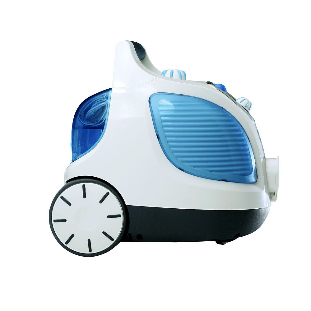 Пароочиститель THOMAS Vaporo Buggy, вид сбоку Пароочиститель THOMAS Vaporo Buggy для удаления известкового налета, жира и других сложных загрязнений. Вид сбоку