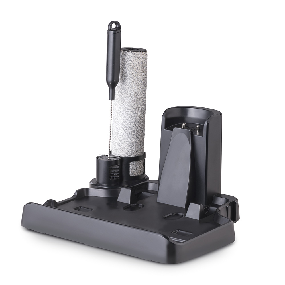 AquaFloorCleaner Cordless Plus, зарядная станция, щеточка, запасной валик Аккумуляторный пылесос AquaFloorCleaner Cordless Plus, зарядная станция со щеточкой для очистки и запасным валиком