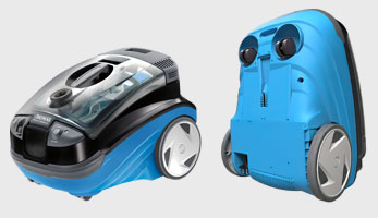 THOMAS AQUATIC JET, горизонтальная и вертикальная парковка Моющий пылесос THOMAS AQUATIC JET, горизонтальная и вертикальная парковка для экономии места при хранении