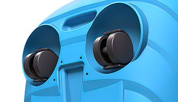 THOMAS AQUATIC JET, передние ходовые ролики для маневренности THOMAS AQUATIC JET, передние ходовые ролики для легкого передвижения и преодоления препятствий